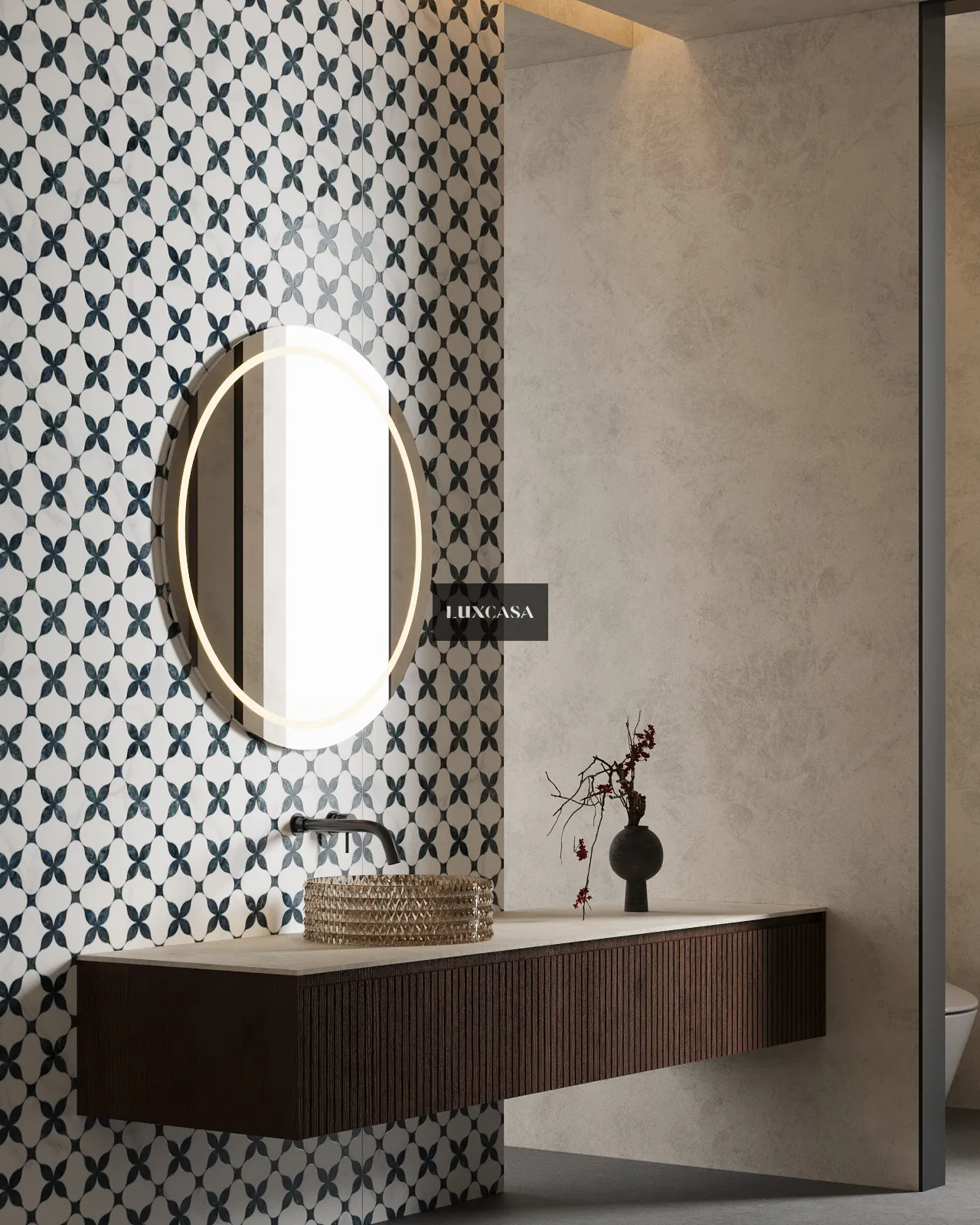 Gạch điểm nhấn nhà vệ sinh 60x120 612LU612D252