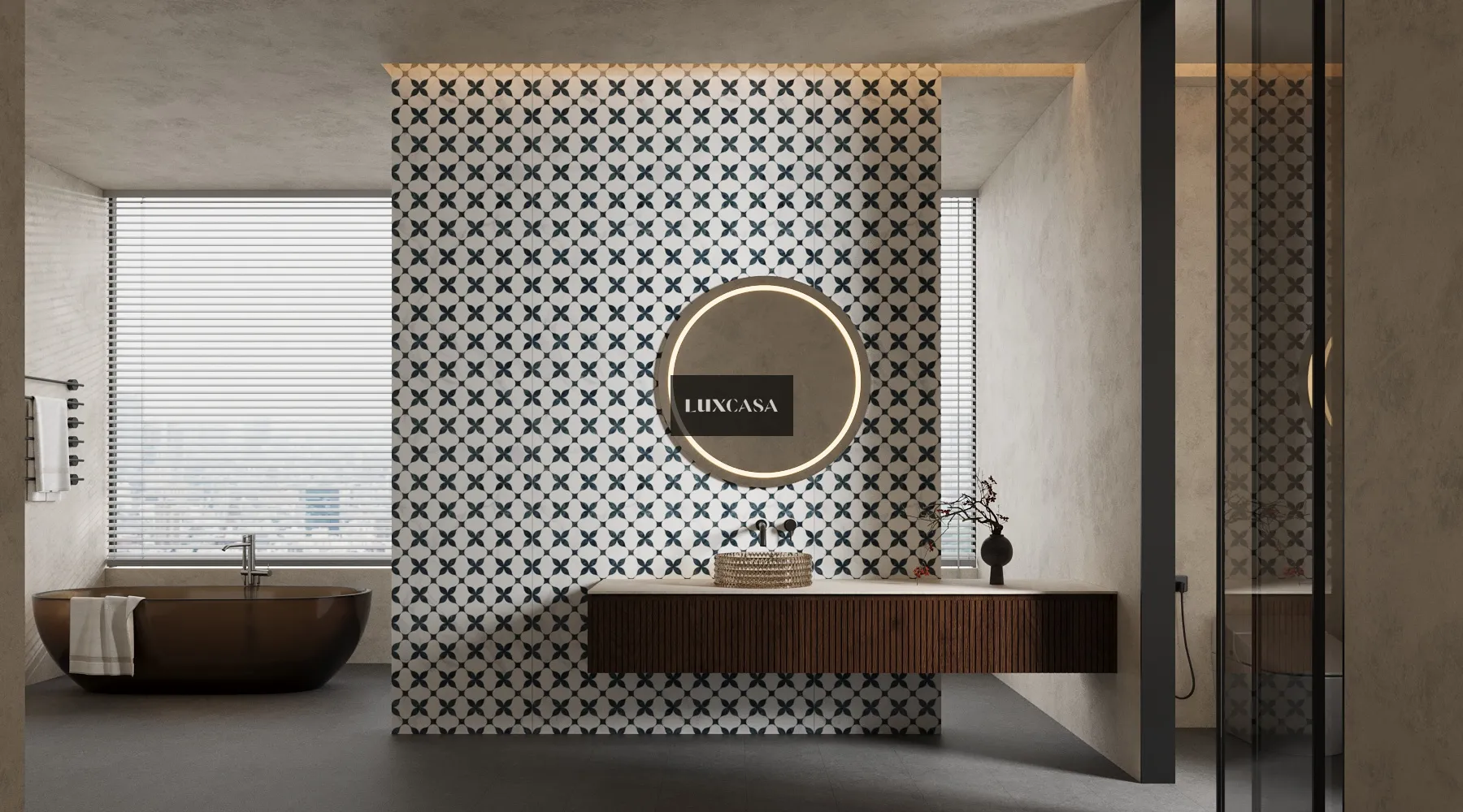 Gạch điểm nhấn nhà vệ sinh 60x120 612LU612D252