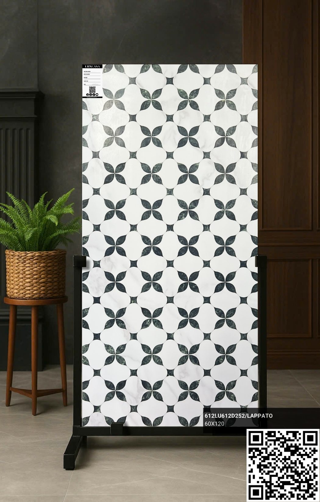 Gạch điểm nhấn nhà vệ sinh 60×120 612LU612D252