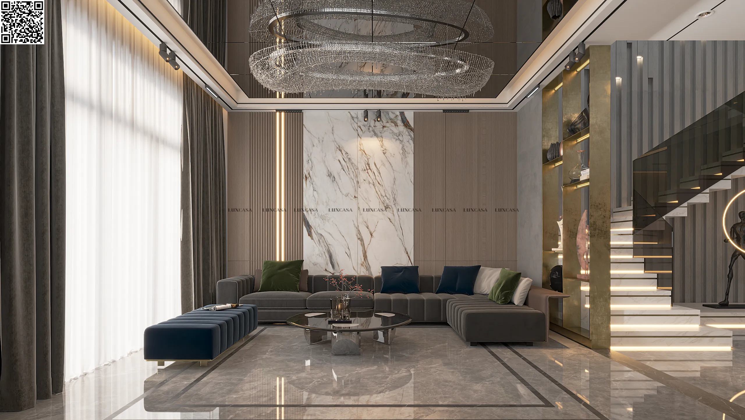 Gạch giả đá 80x80 80LU8877