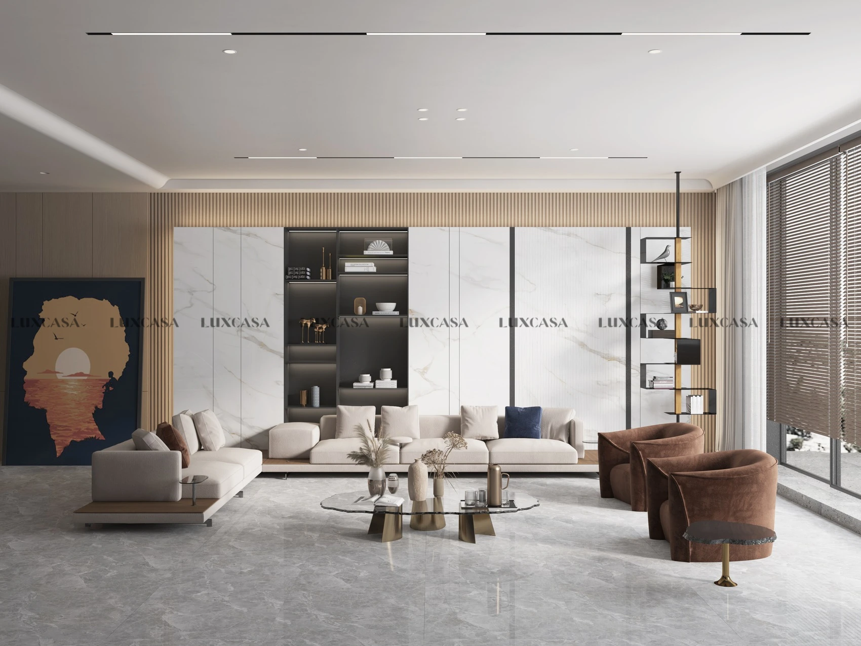 Gạch lát nền giả đá 80x80 80LU8877 (1)