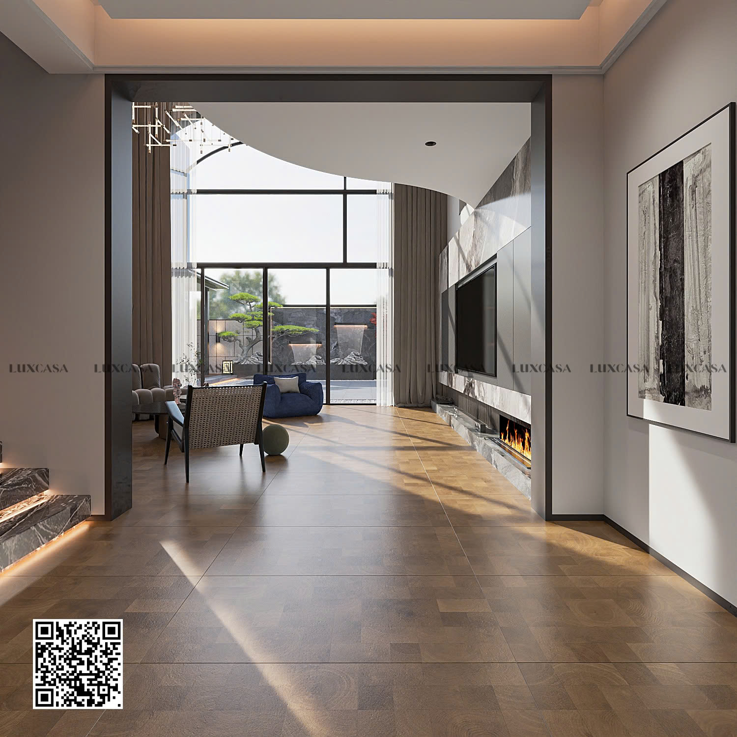 Gạch giả gỗ 60x120 612LU161205S