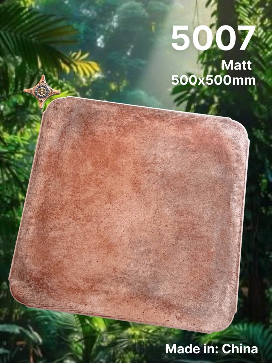 Gạch lát nền 50x50 giả cổ màu đỏ 500X