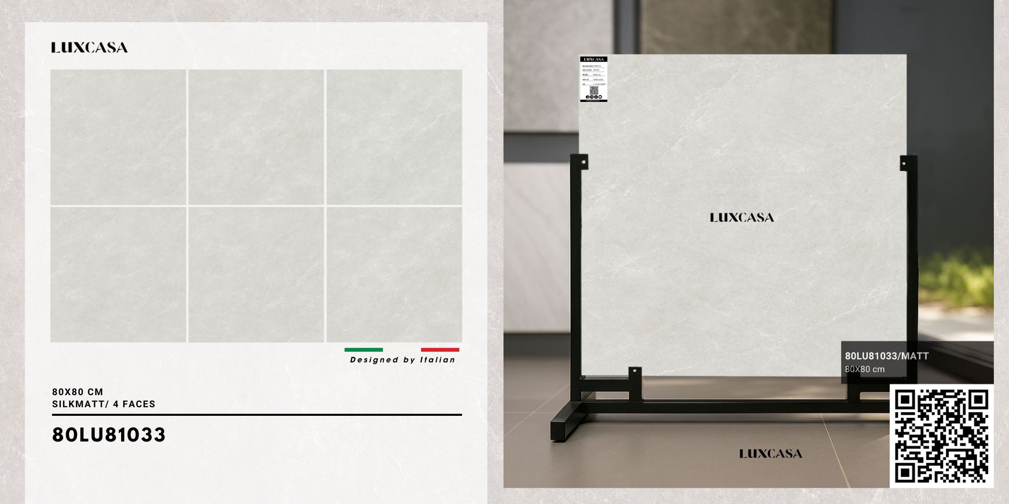 Gạch mờ mịn 80×80 80LU81033