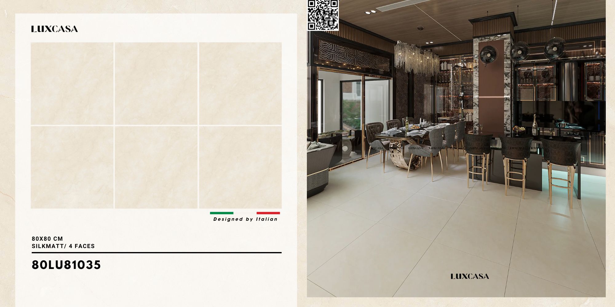 Gạch mờ mịn 80×80 80LU81035