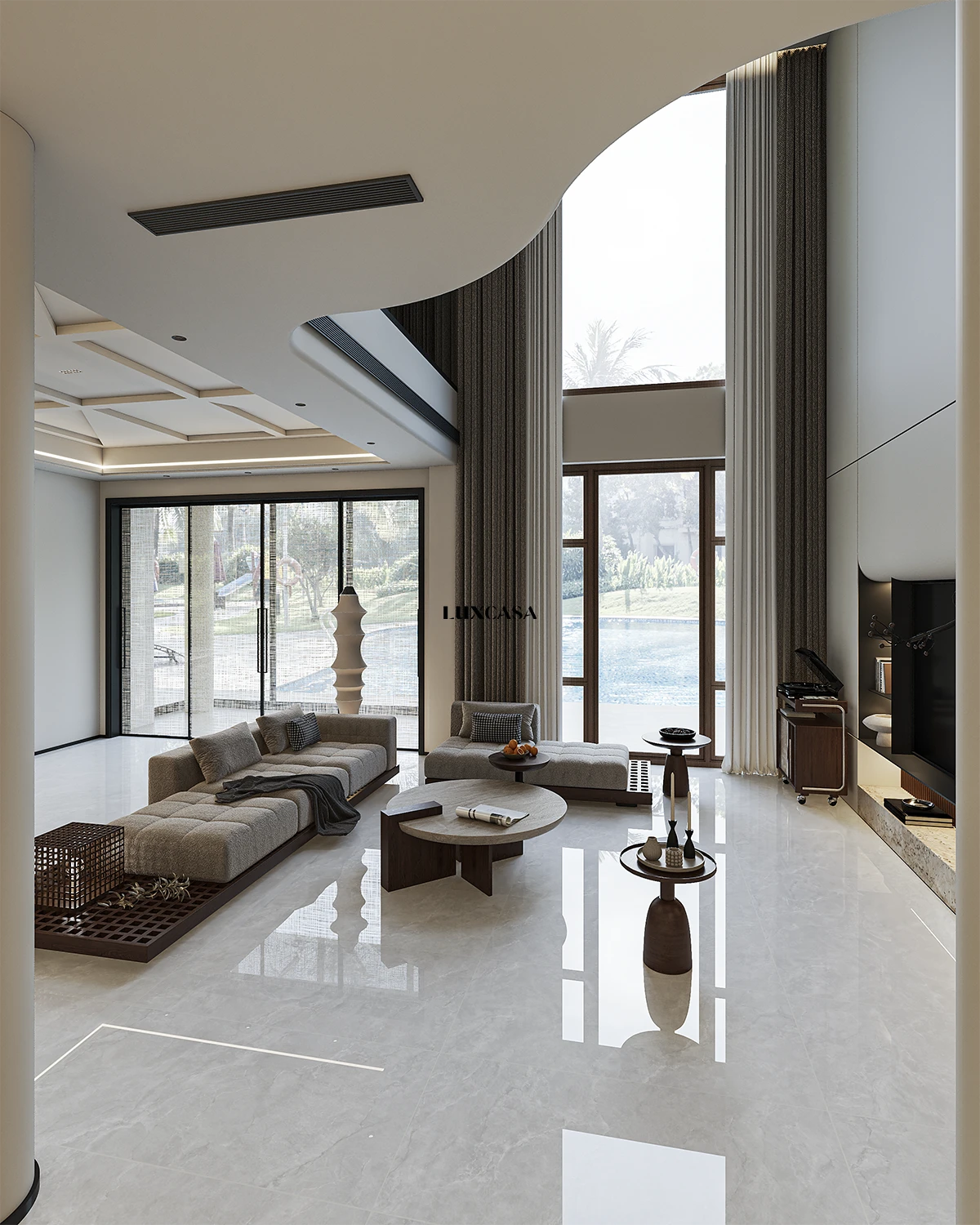 Gạch phòng khách bóng 600x1200 6120LU127