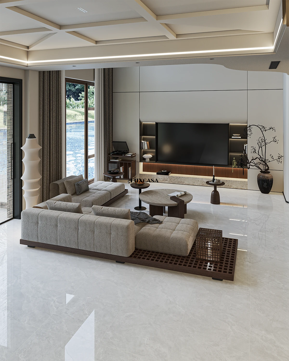 Gạch phòng khách bóng 600x1200 6120LU127