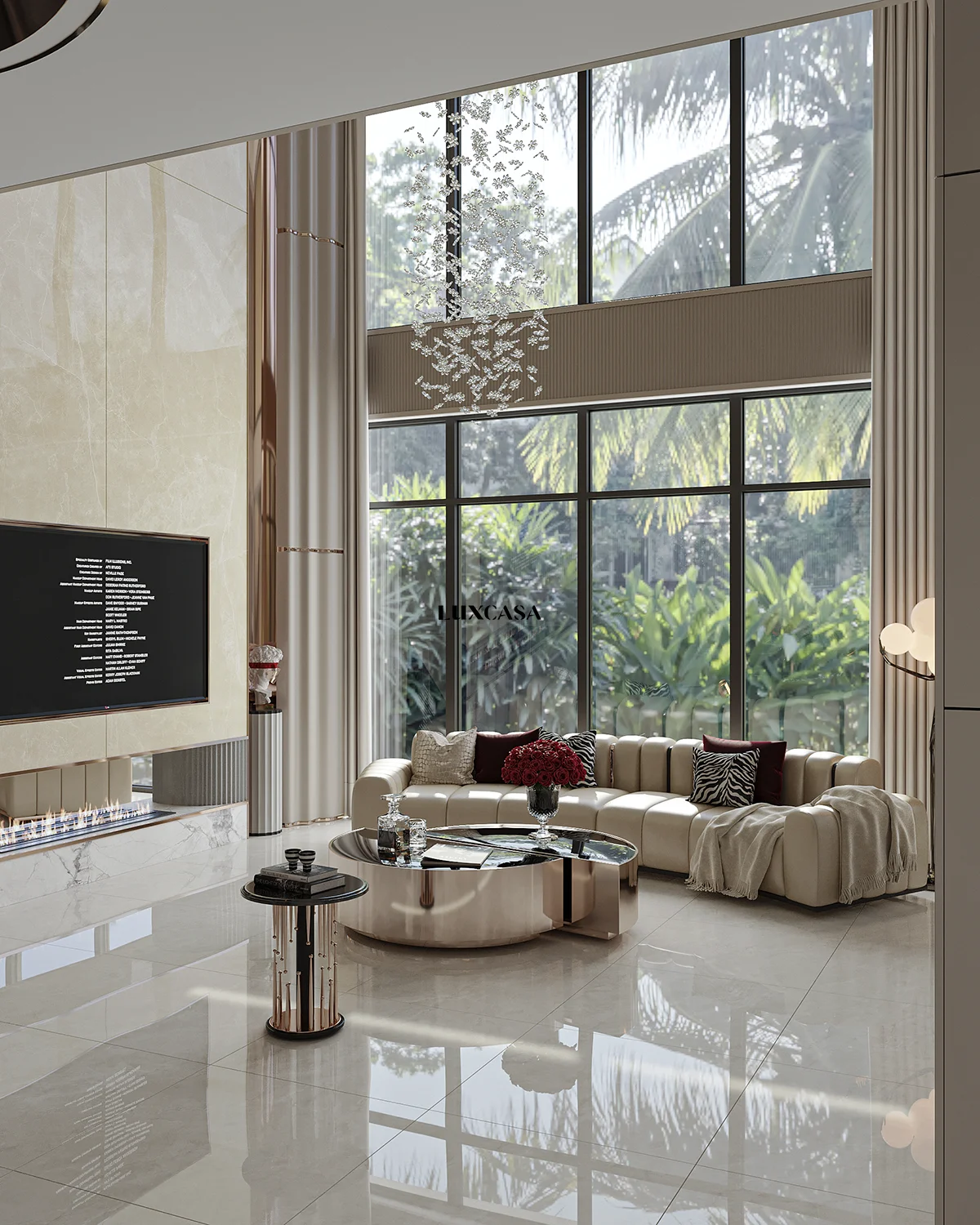 Gạch phòng khách vân đá 80x80 80LU807