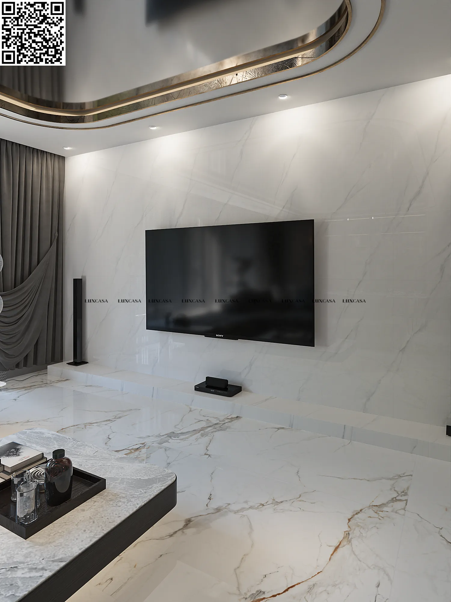 Gạch trắng bóng kính 60x120 612LU1211