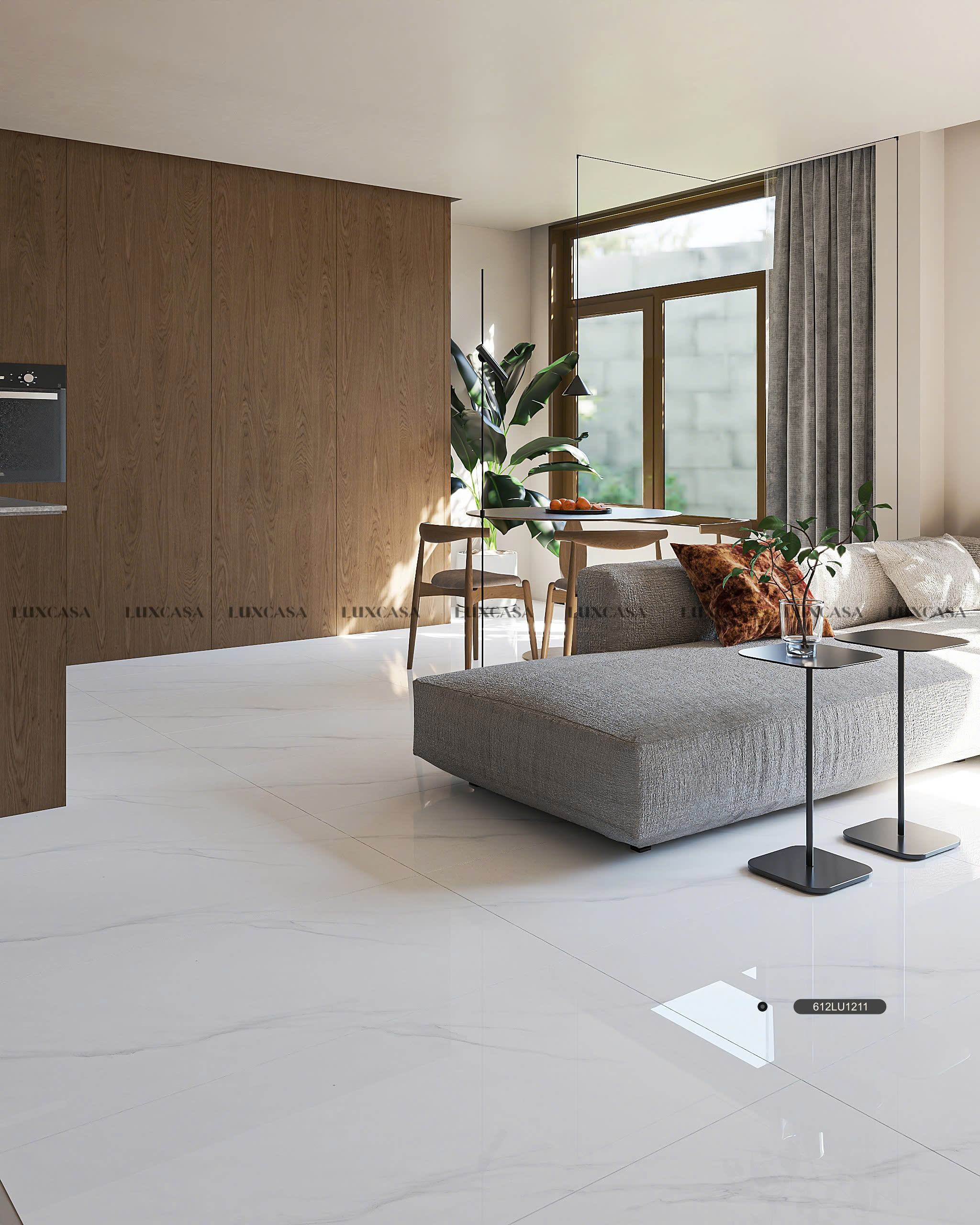 Gạch trắng bóng kính 60x120 612LU1211