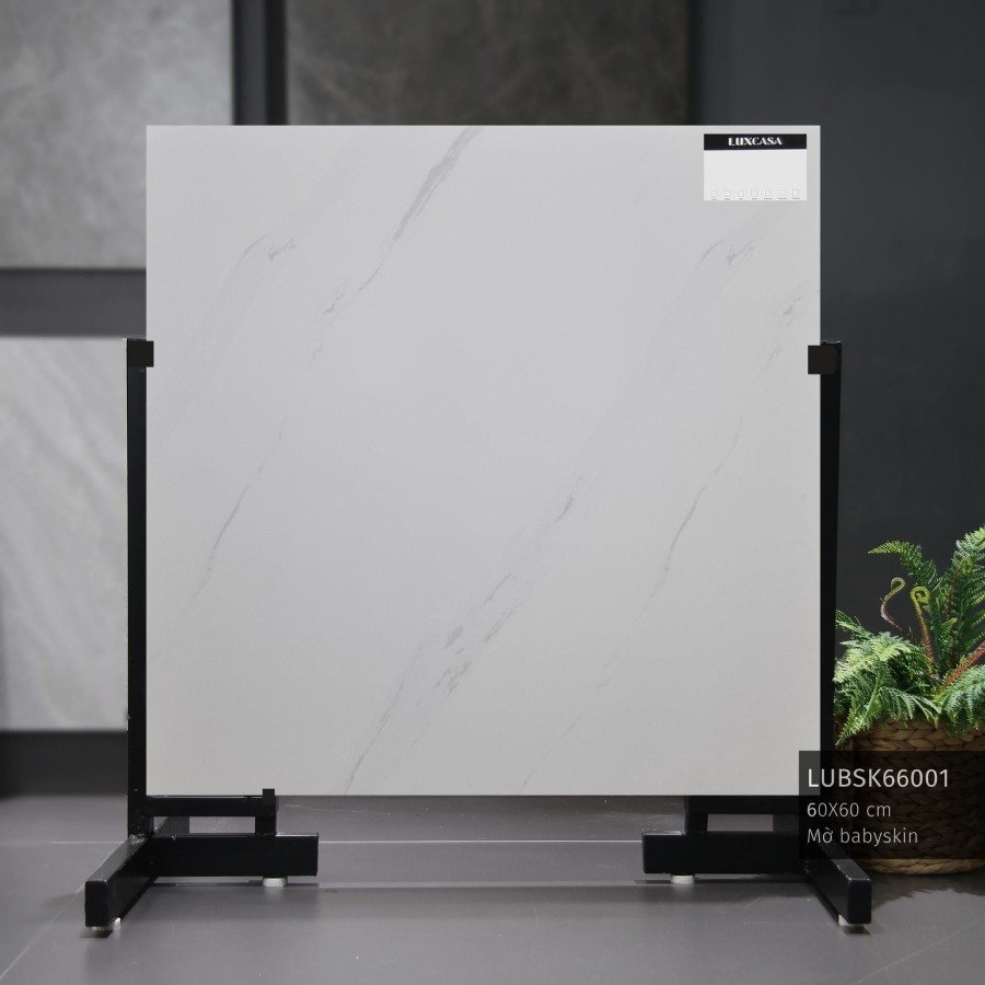 Gạch trắng vân khói 60×60