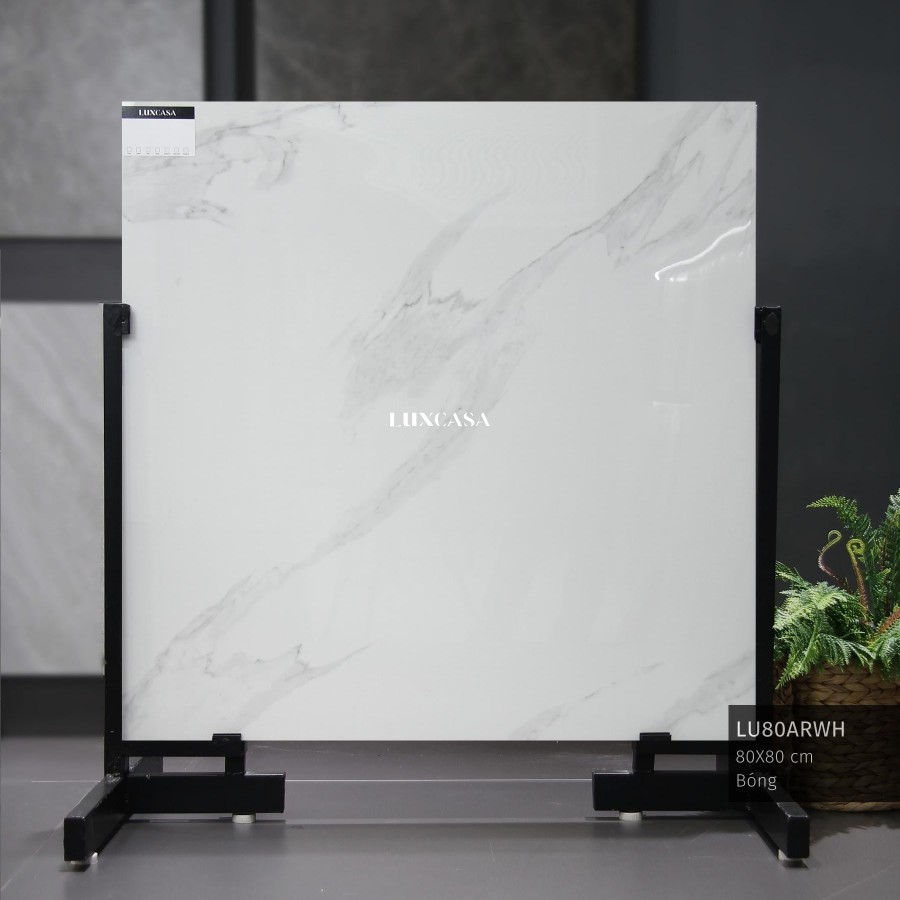 Gạch trắng vân khói 80x80