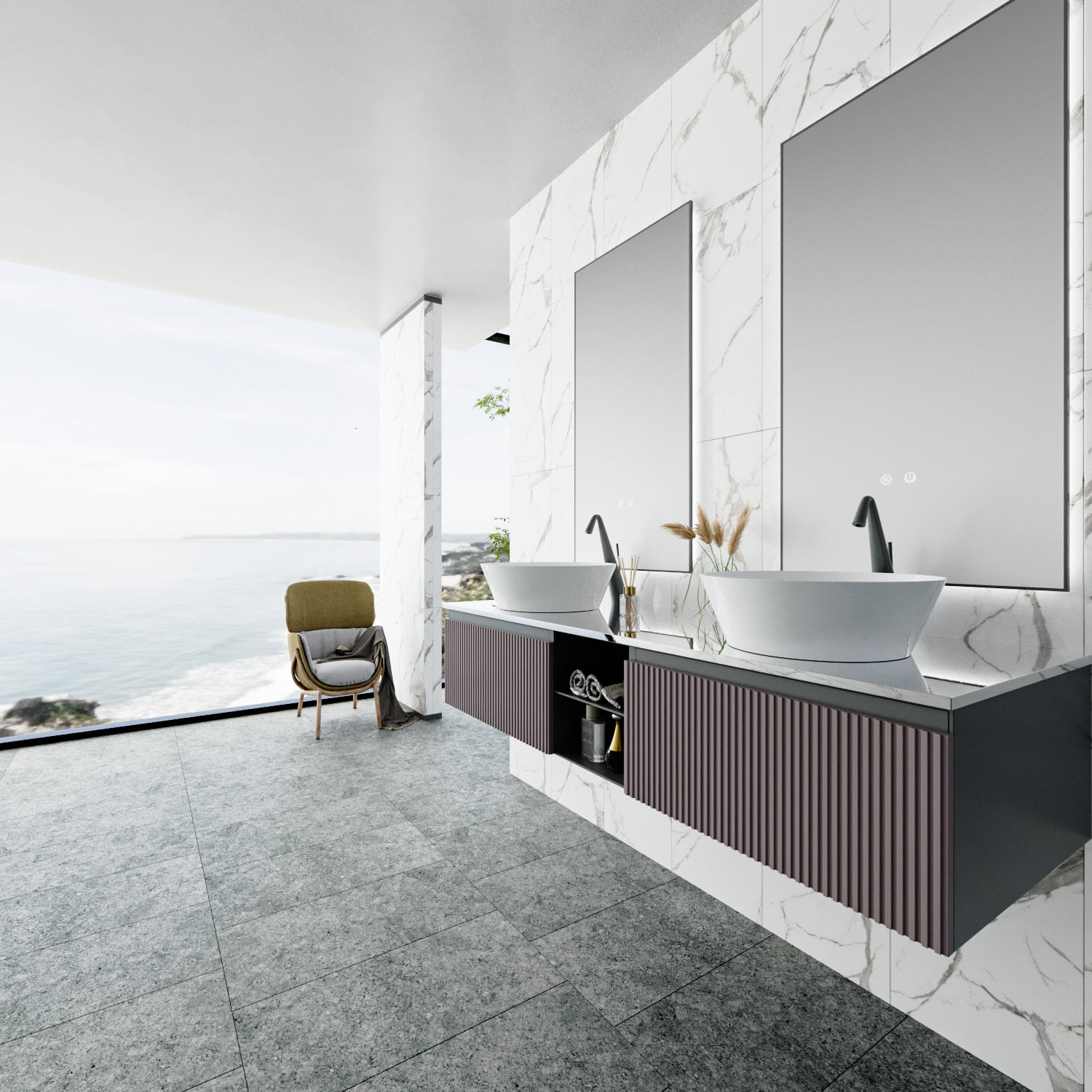 Ngoài ra gạch trắng vân mây 30x60 giá rẻ hơn và dễ vệ sinh