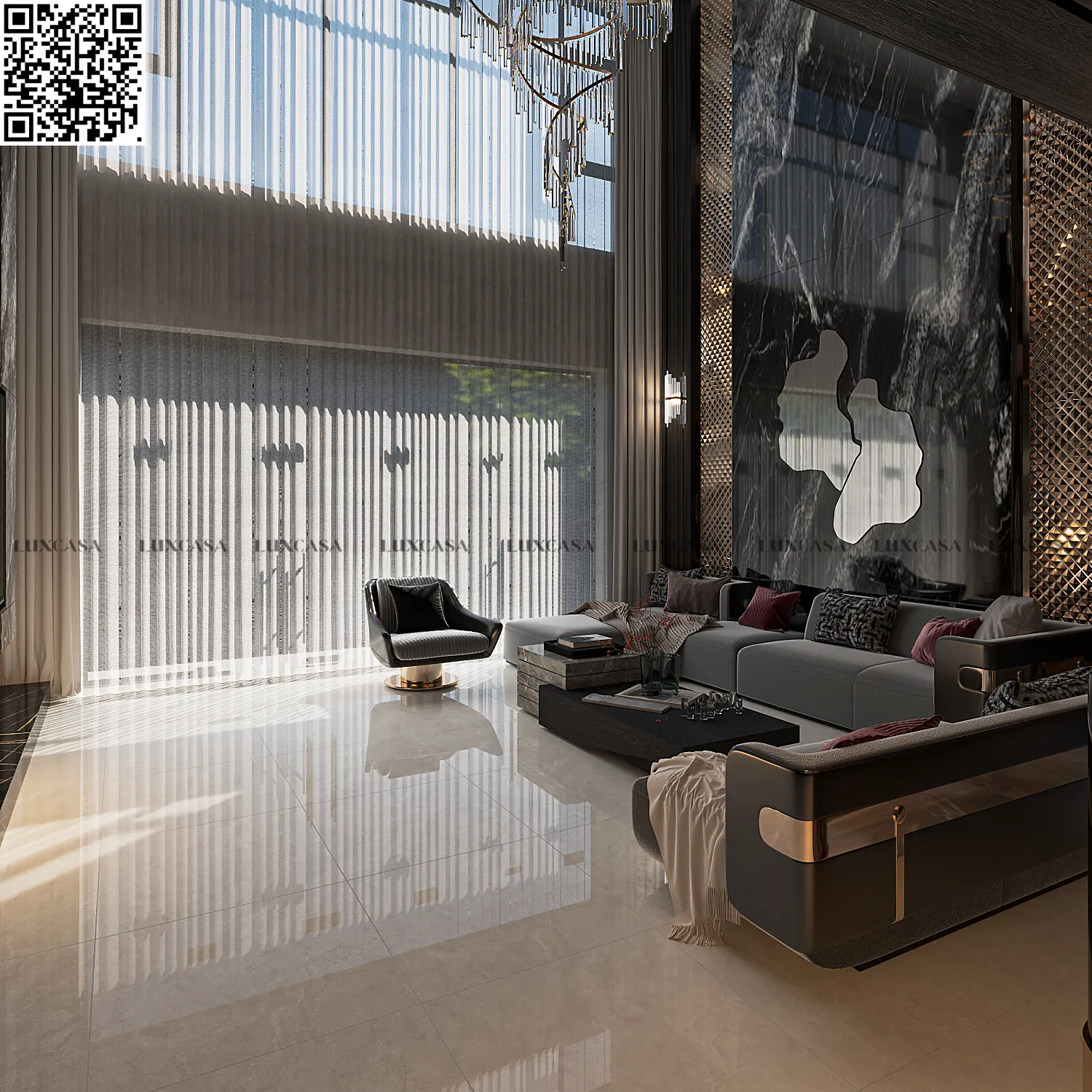 Gạch vân đá 80x80 80LU807