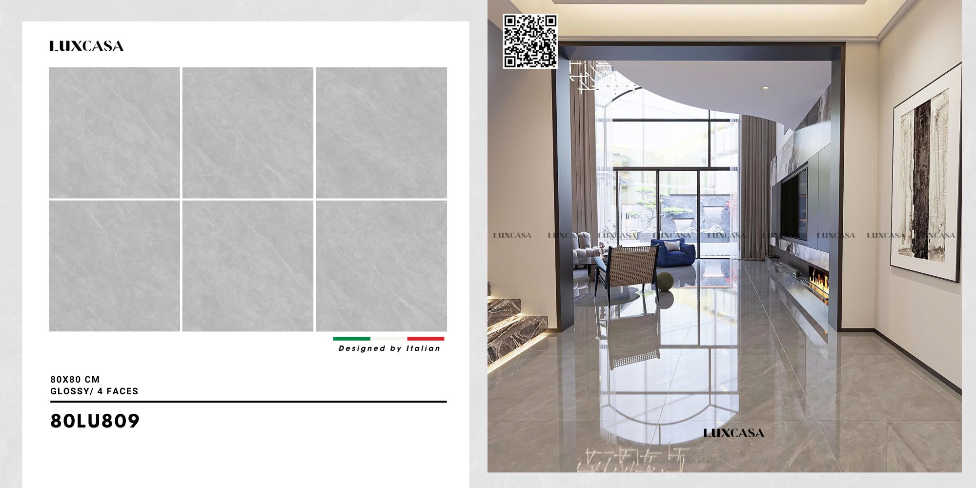 Gạch xám 80×80 80LU809