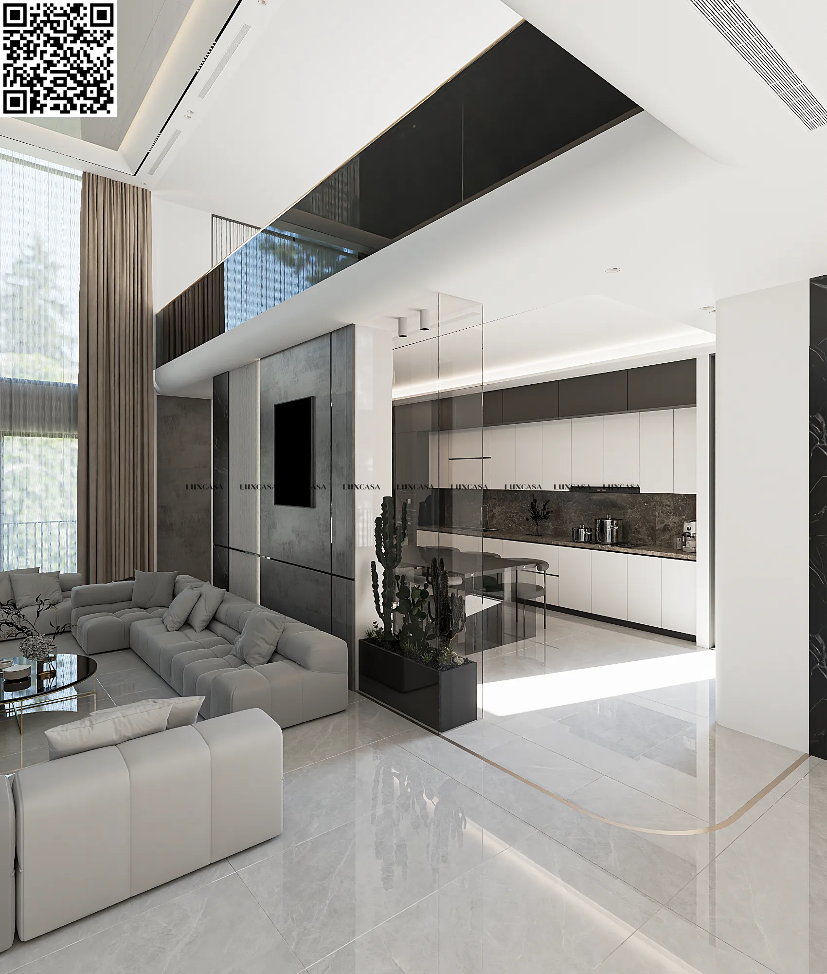 Gạch xám đá 600x1200 612LU123