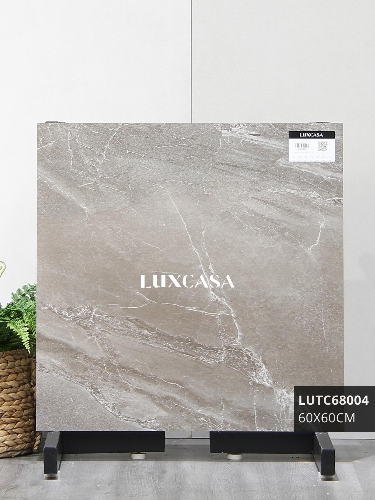 Mẫu gạch ốp mặt tiền 60x60 giả đá màu nâu