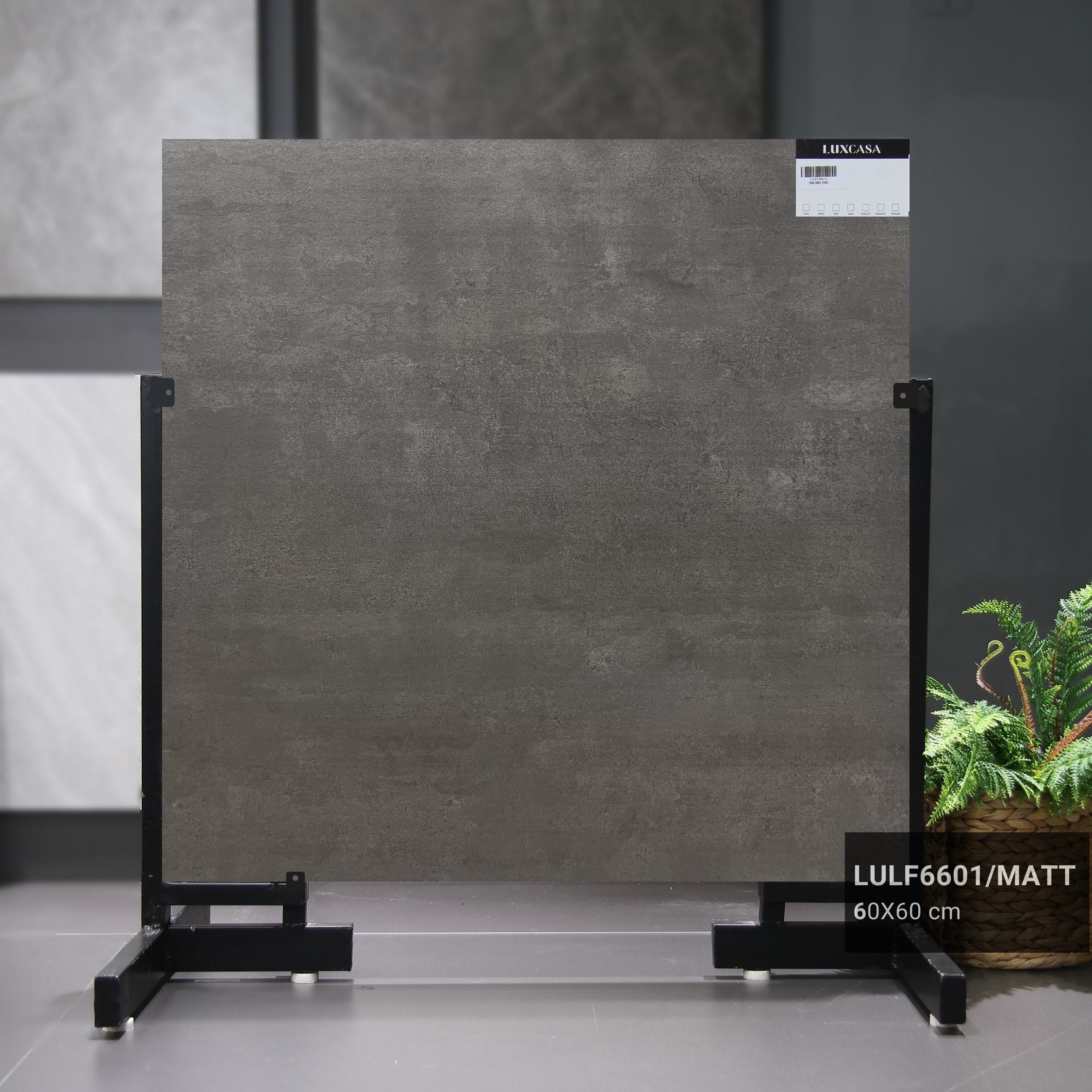 Mẫu gạch hiệu ứng xi măng 60x60 ốp mặt tiền màu nâu xám