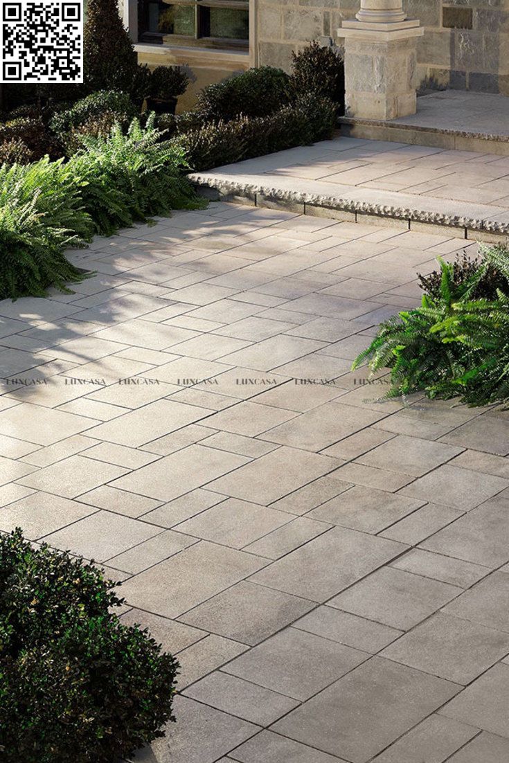 Đá granite 30x60 lát sân màu vàng đất