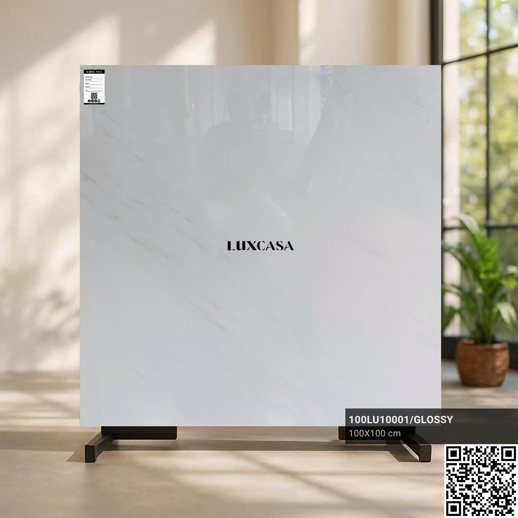 Gạch 1000×1000 đá trắng 100LU10001