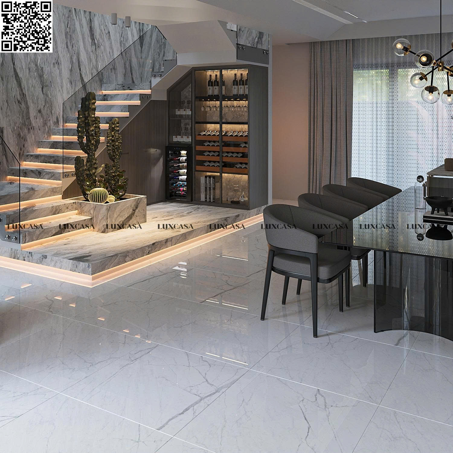 Gạch bóng 80x80 giả đá 80LU8826 (3)