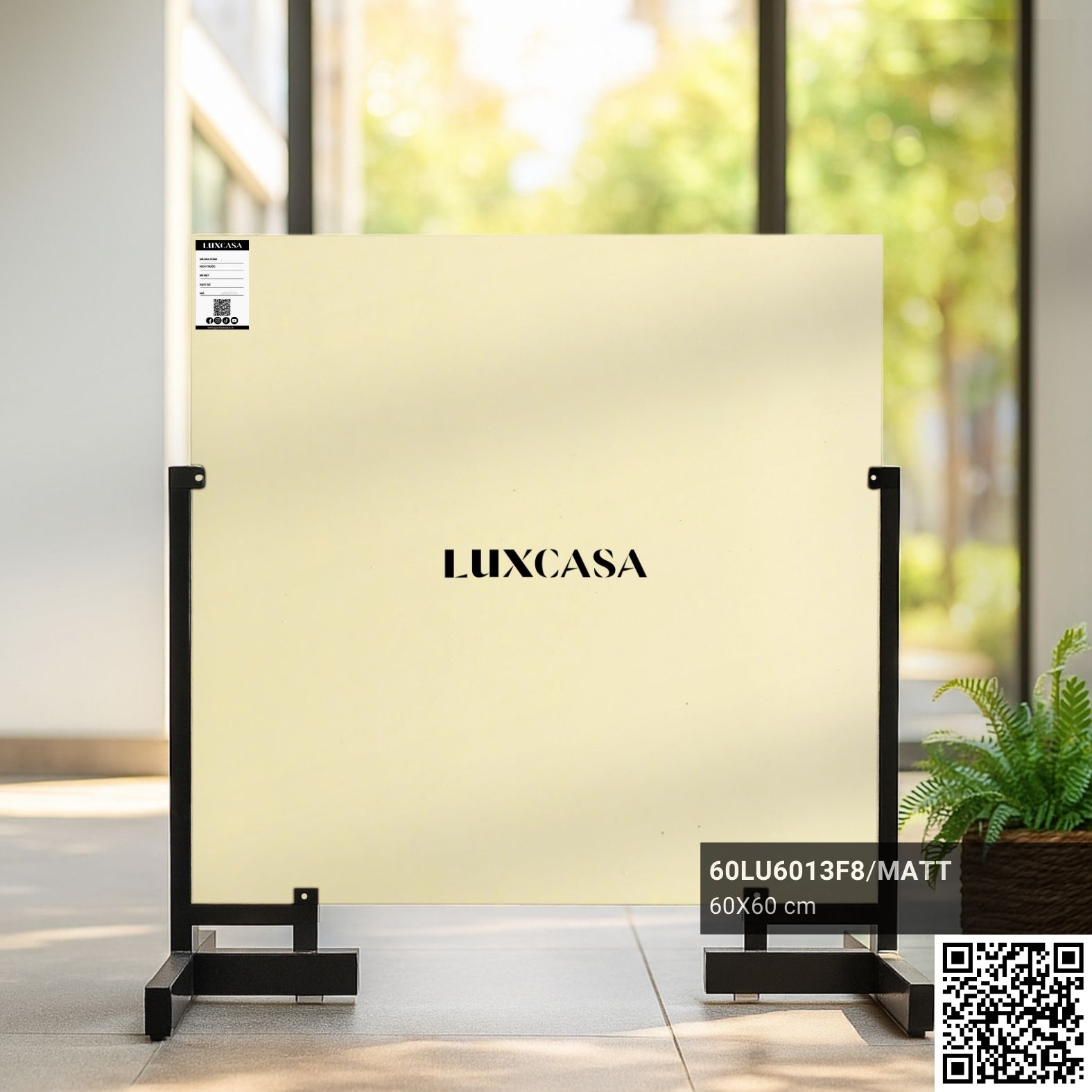 Gạch đơn sắc 60x60 màu vàng