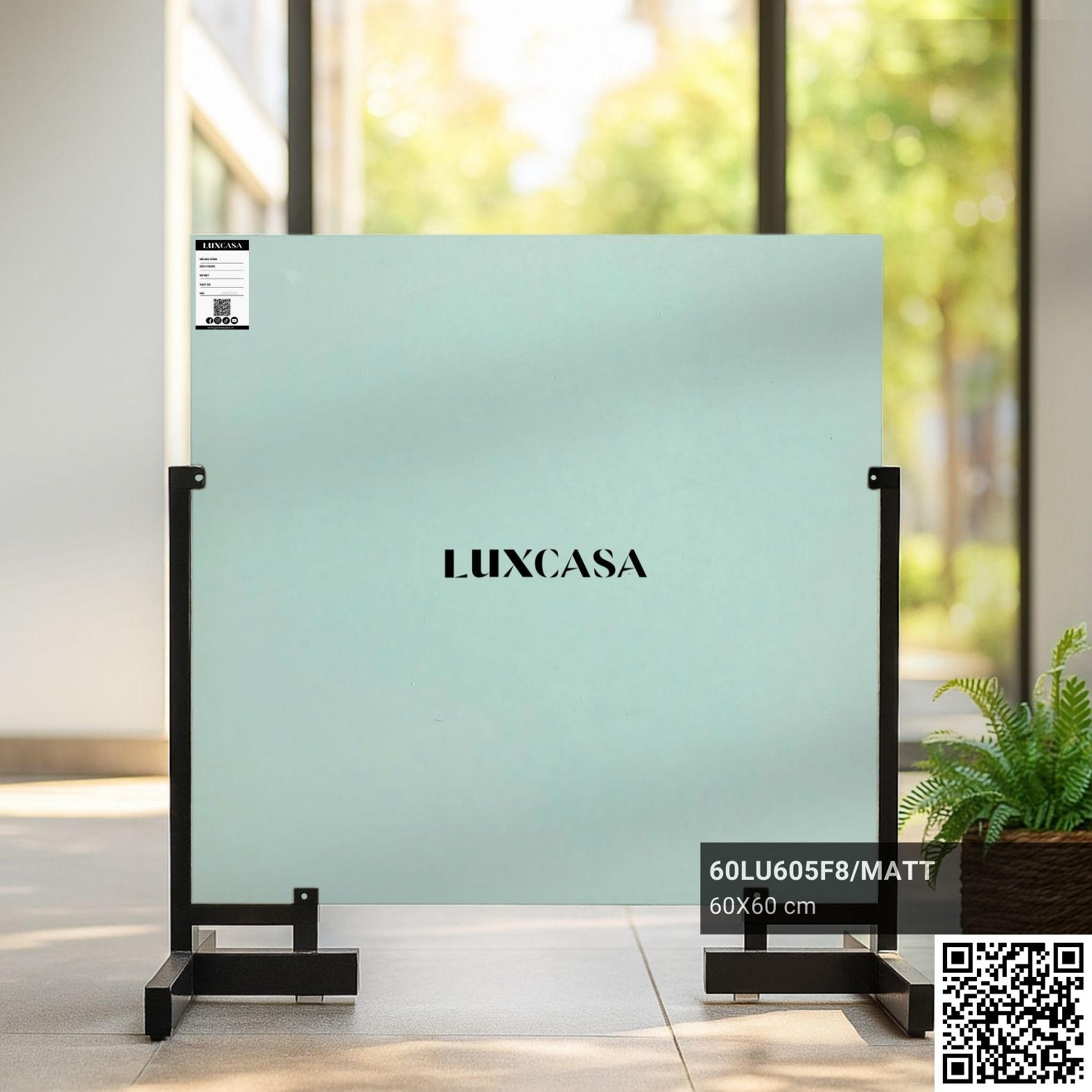 Gạch đơn sắc 60x60 xanh bơ