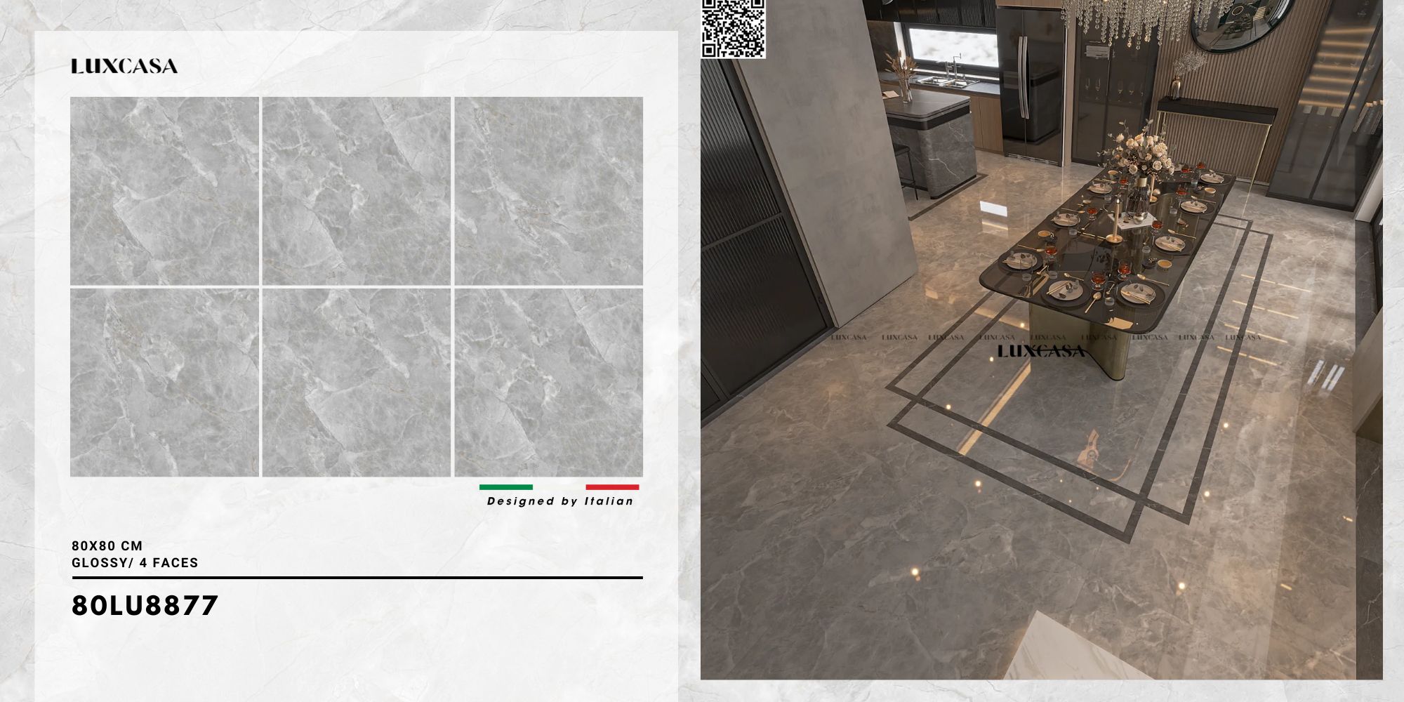Gạch giả đá 80×80 80LU8877