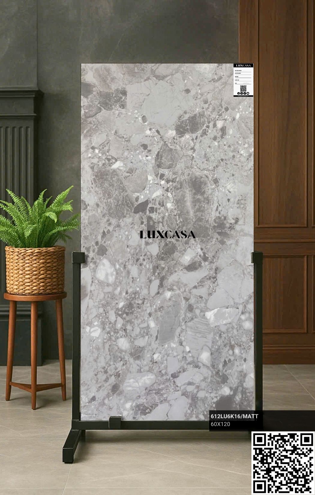 Gạch giả đá sỏi 60×120 612LU6K16