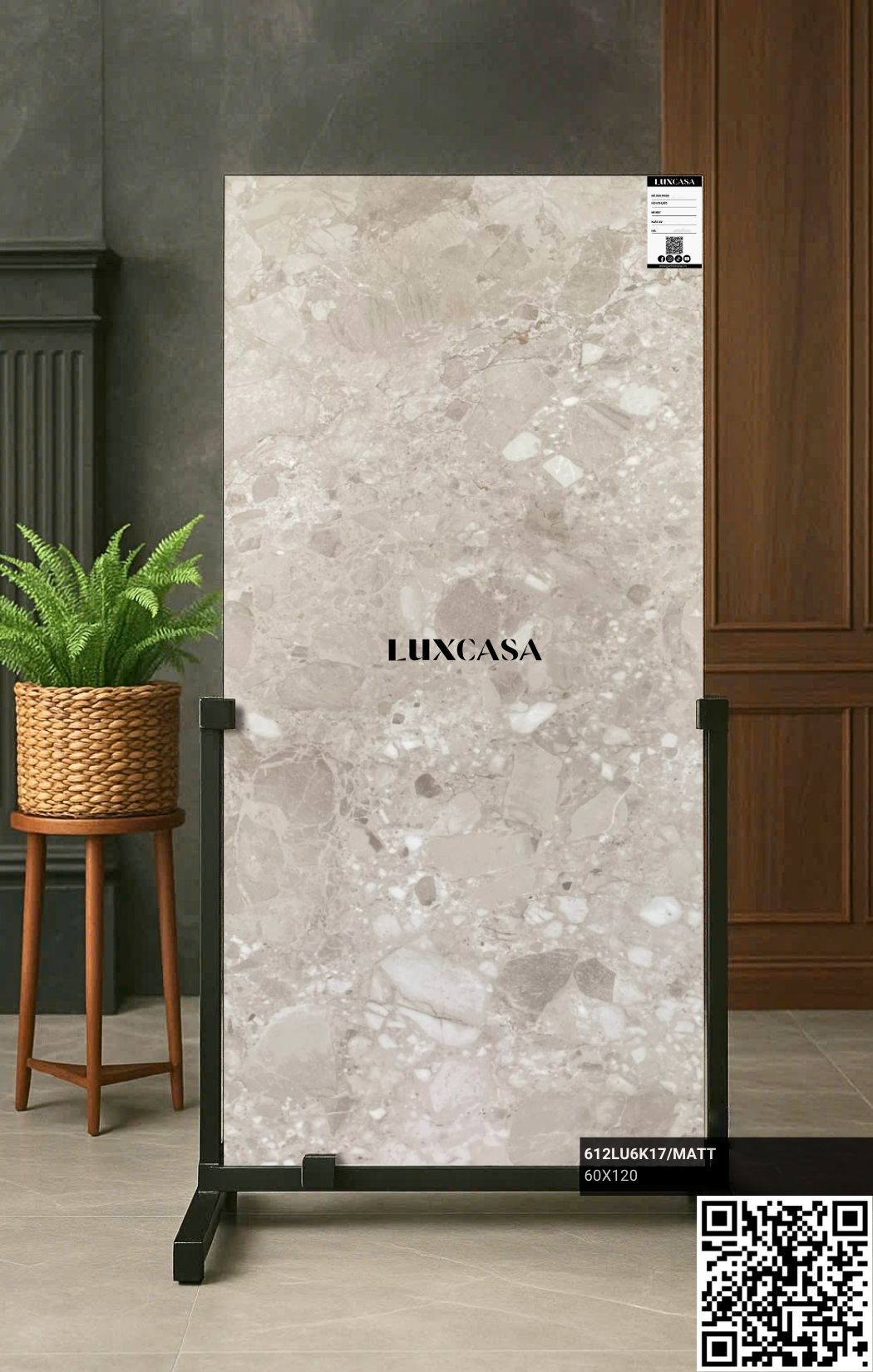 Gạch giả đá sỏi 60×120 612LU6K17