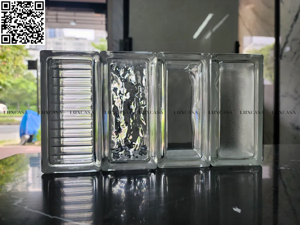 Gạch kính rỗng 9x19x8