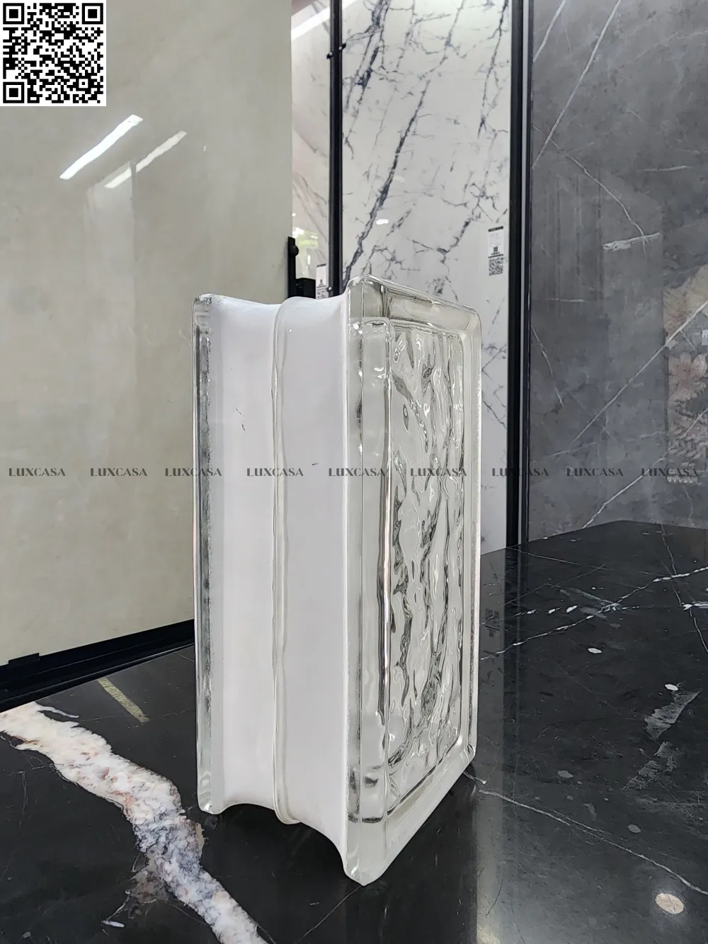 Gạch kính rỗng 9x19x8 mẫu 3