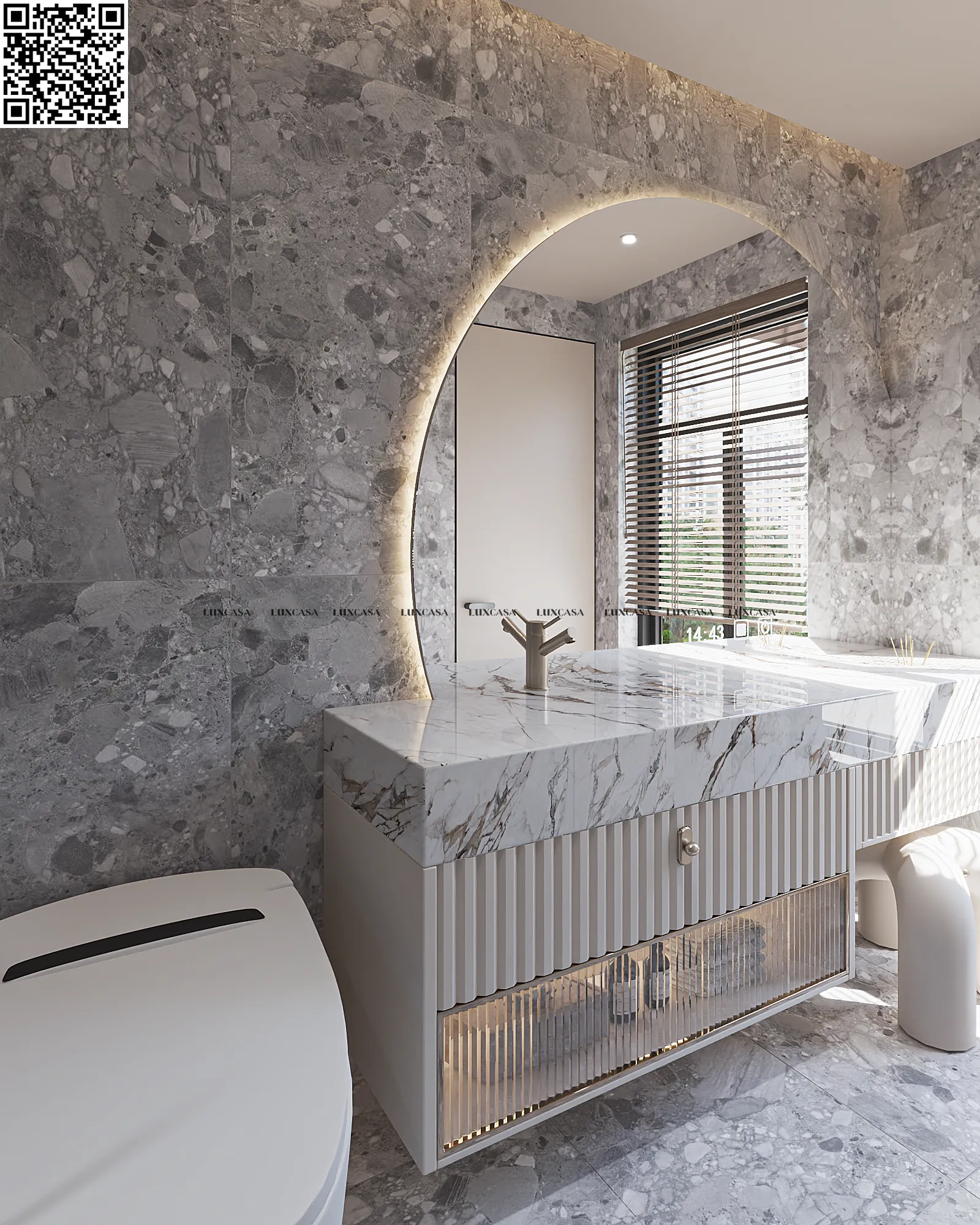 Gạch ốp wc 60x120 612LU6K16
