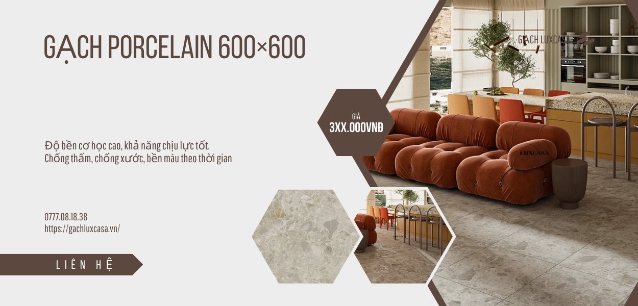 Giá gạch porcelain 600x600