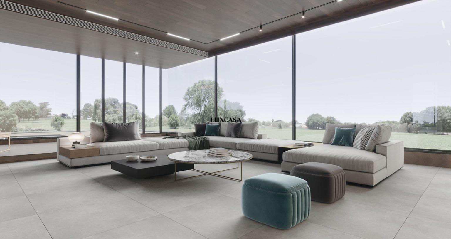 Gạch porcelain 800x800 hiệu ứng xi măng