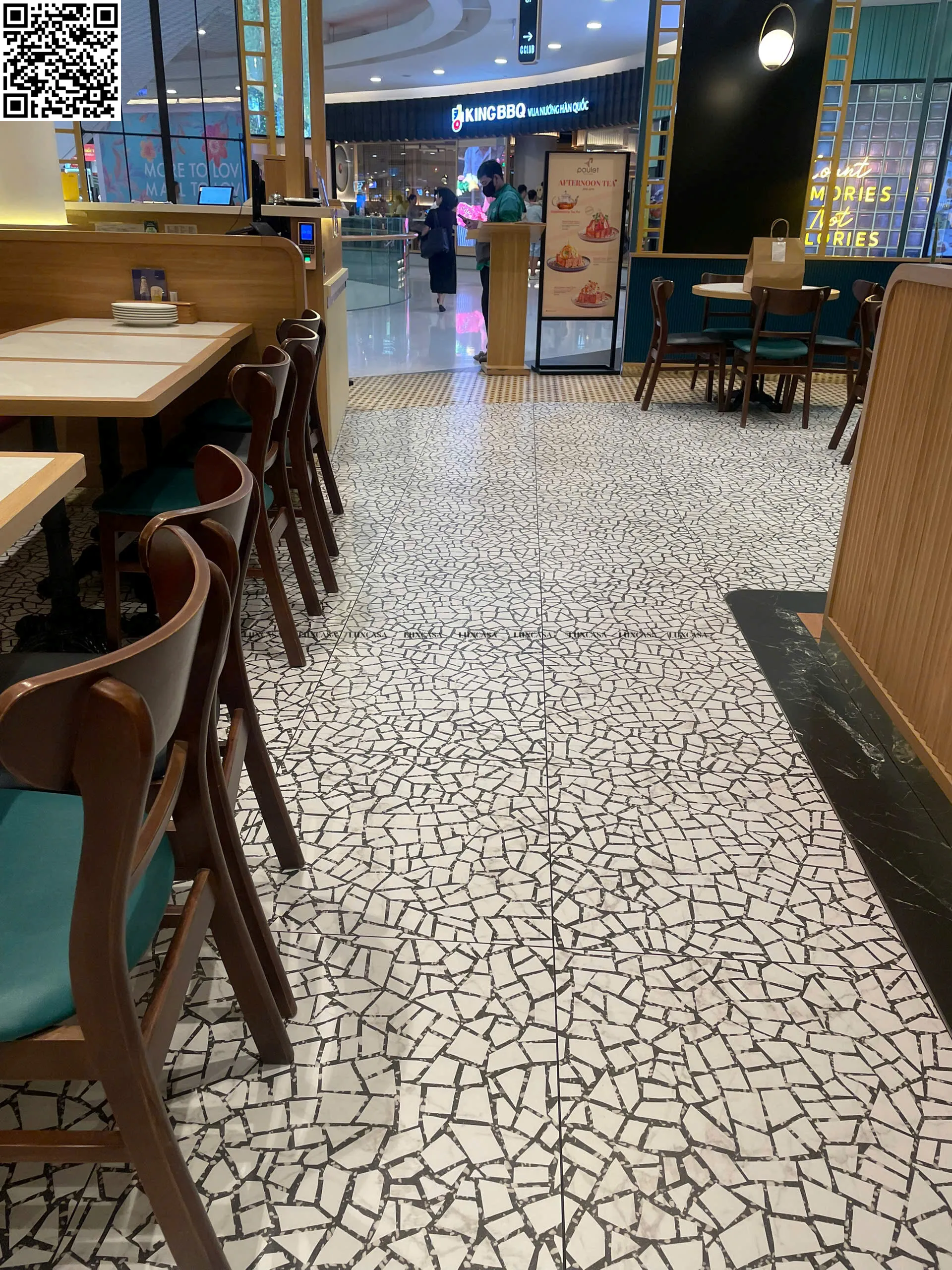 Gạch terrazzo vân đá 60x60 60LU6904