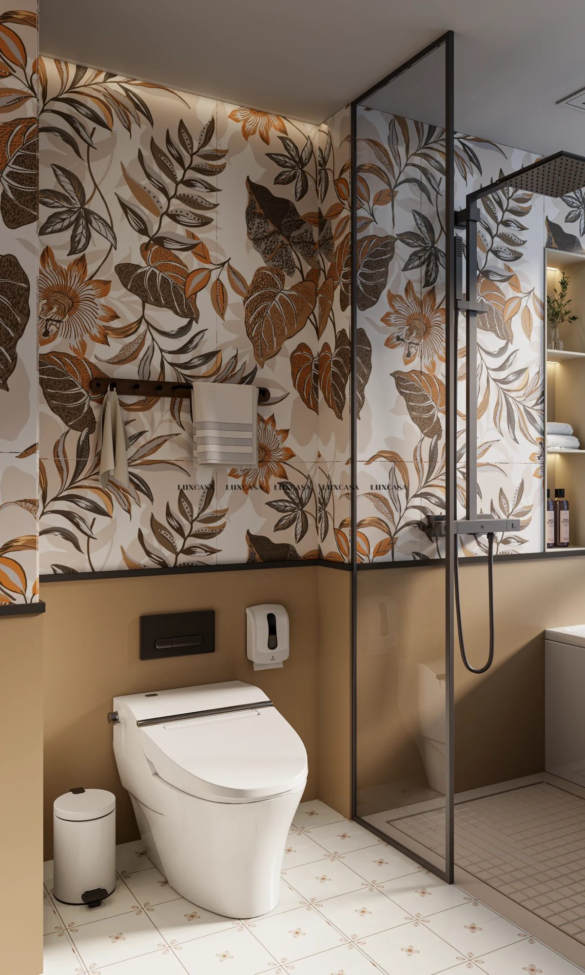 Gạch tranh ốp toilet 60x120 612LUH12601
