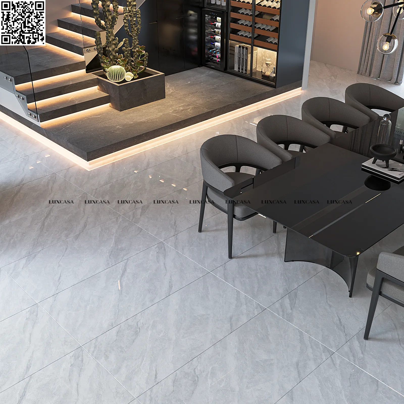 Gạch vân đá bóng 60x120 612LU66B01