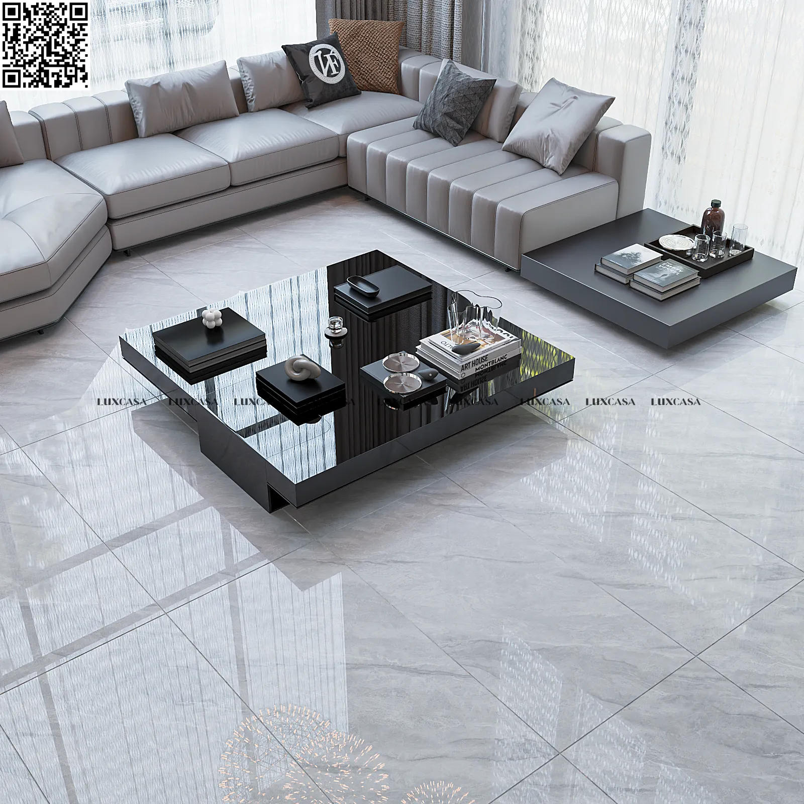 Gạch vân đá bóng 60x120 612LU66B01