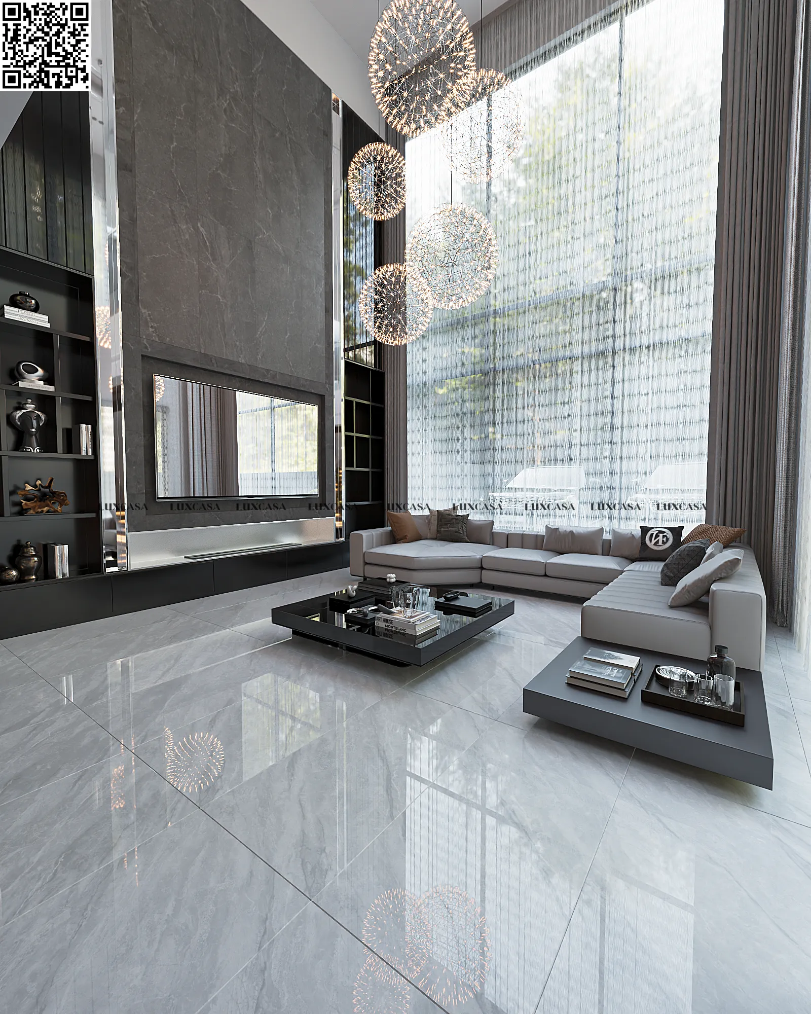 Gạch vân đá bóng 60x120 612LU66B01