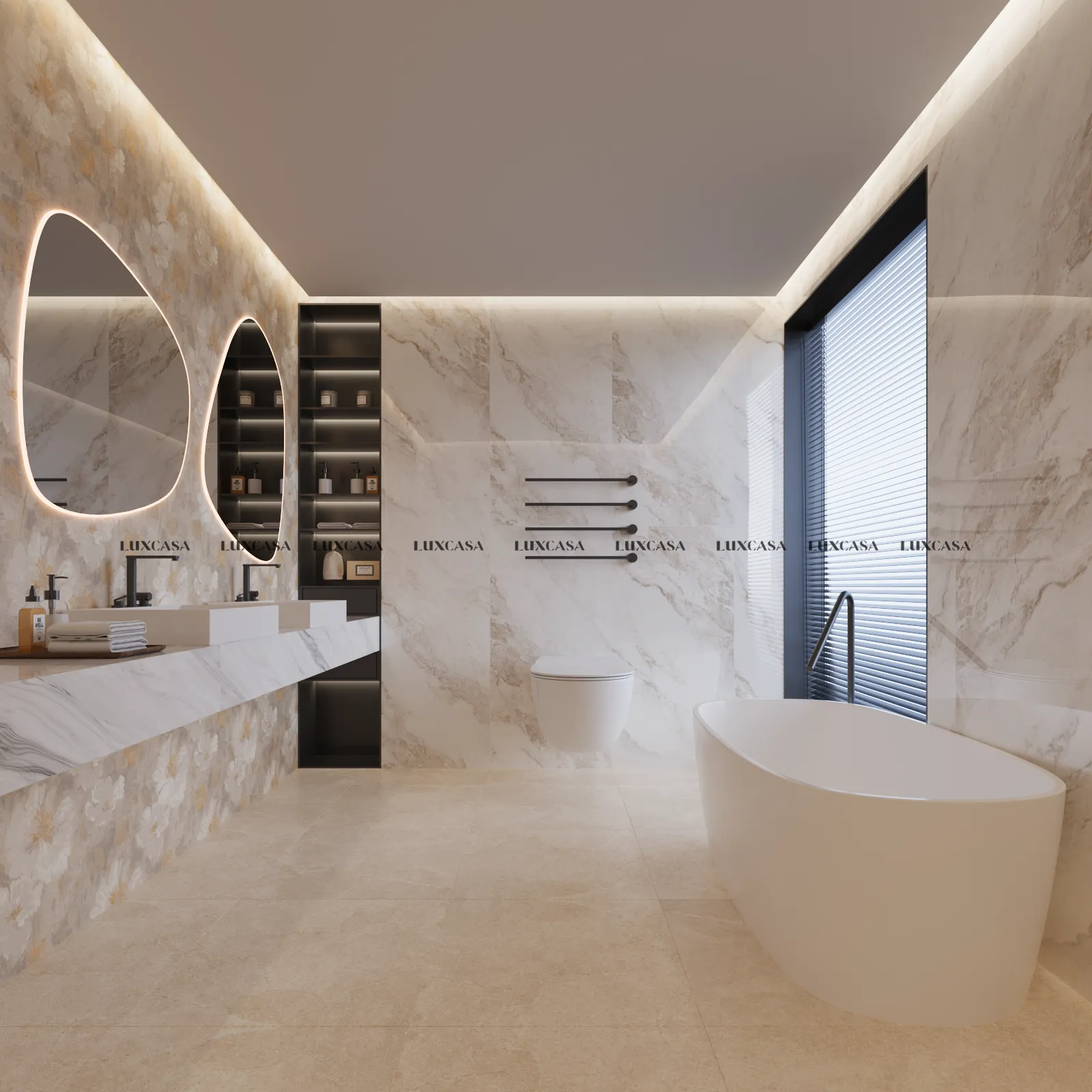 Gạch vân đá bóng 60x120 612LU6787