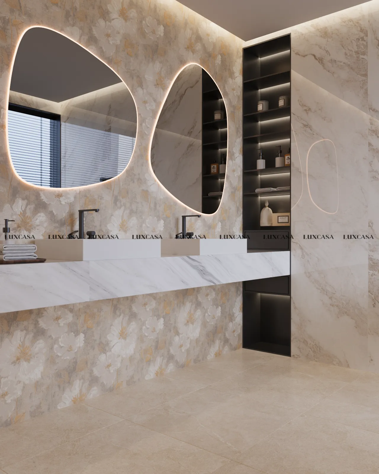 Gạch vân đá bóng 60x120 612LU6787