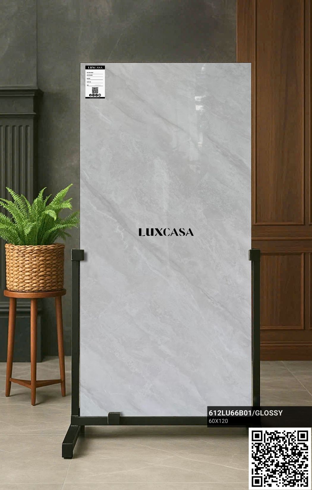 Gạch vân đá bóng 60×120 612LU66B01