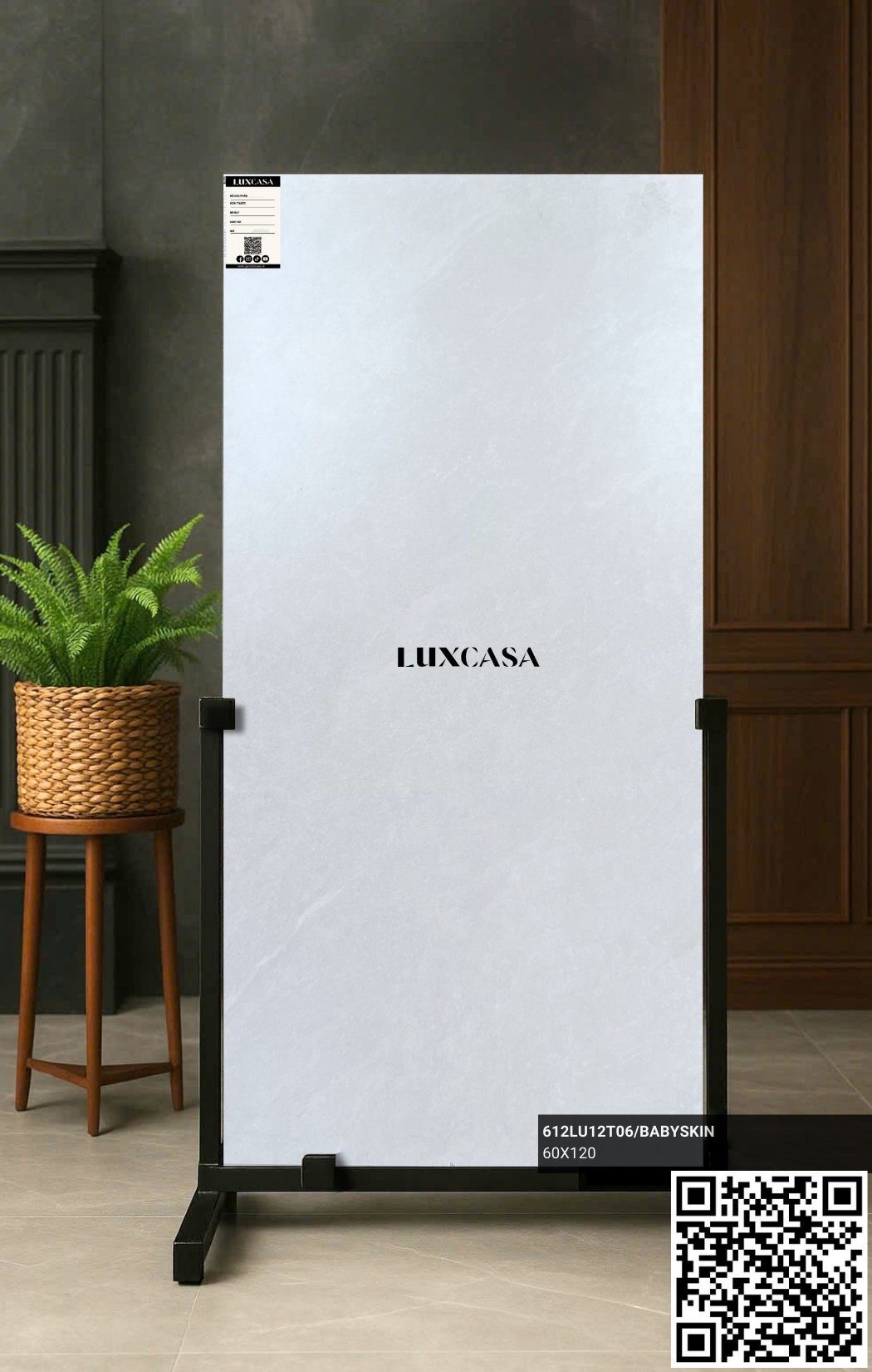 Gạch xám đen 60x120 612LU12T06.