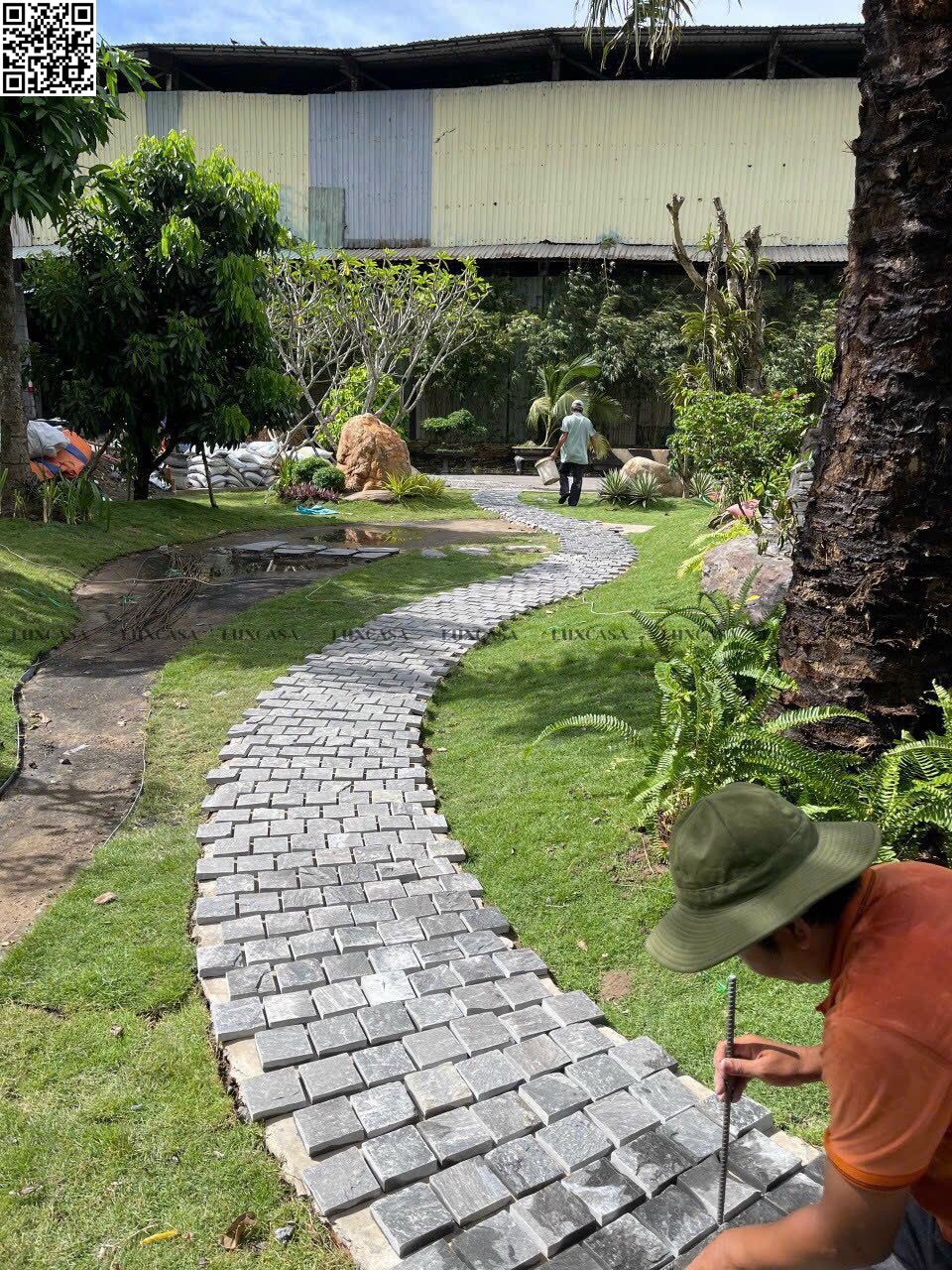 Đá cubic lát kiểu tự nhiên