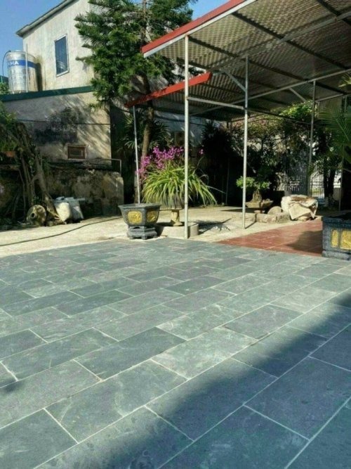 Hình ảnh đá xanh rêu Thanh Hóa 30x60 lát sân vườn