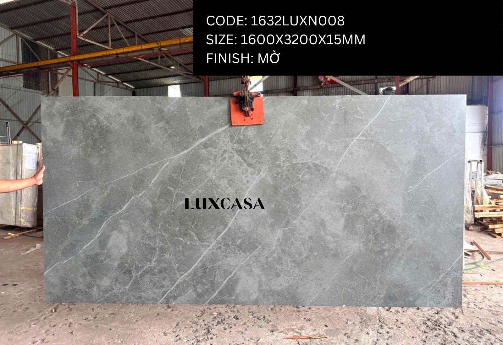 Đá nung kết mờ 160x320x1.5 1632LUXN008