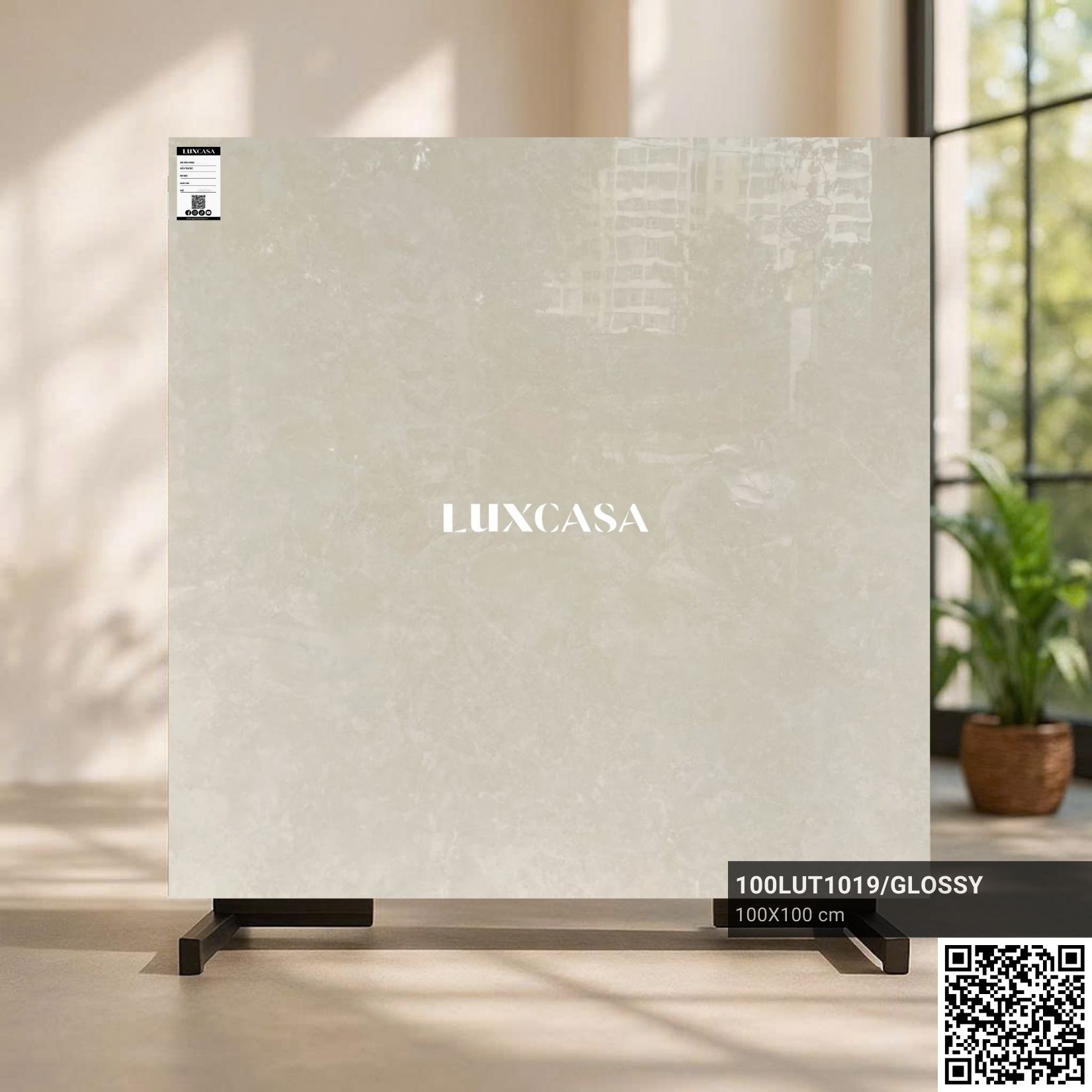 Gạch 1000×1000 màu kem 100LUT1019