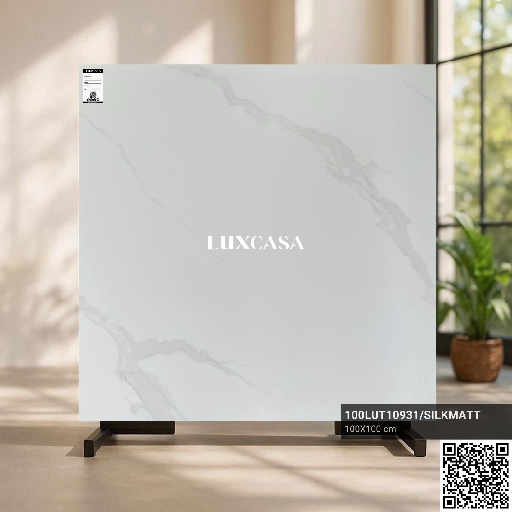 Gạch 1000×1000 trắng 100LUT10931