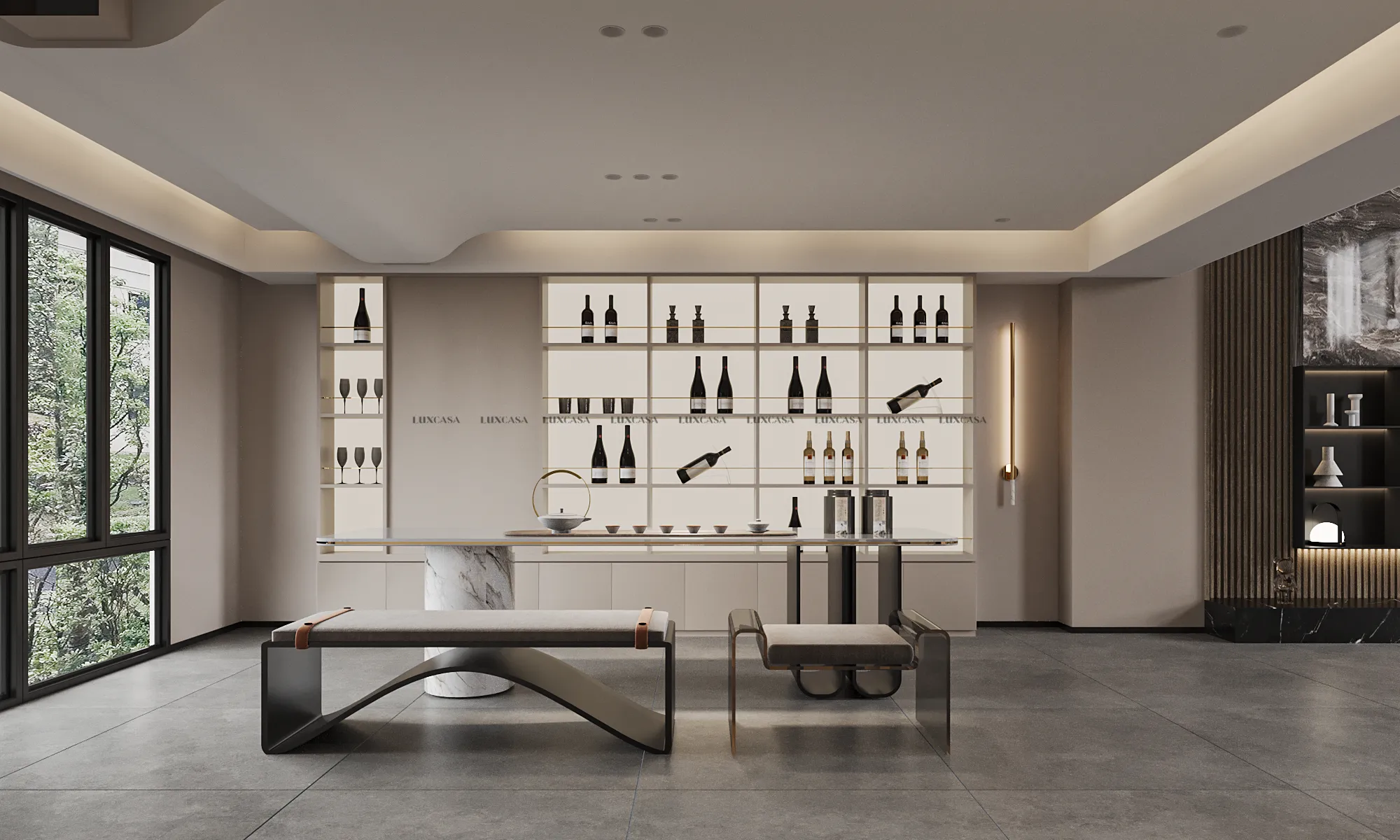 Gạch 1000×1000 xi măng mờ mịn 100LUT1102